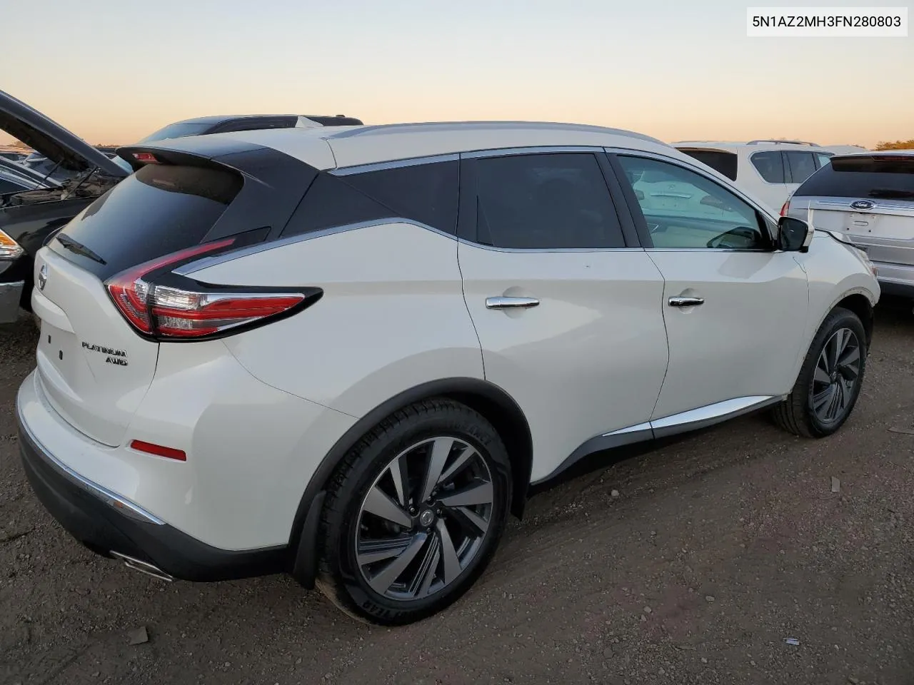 2015 Nissan Murano S VIN: 5N1AZ2MH3FN280803 Lot: 75682614