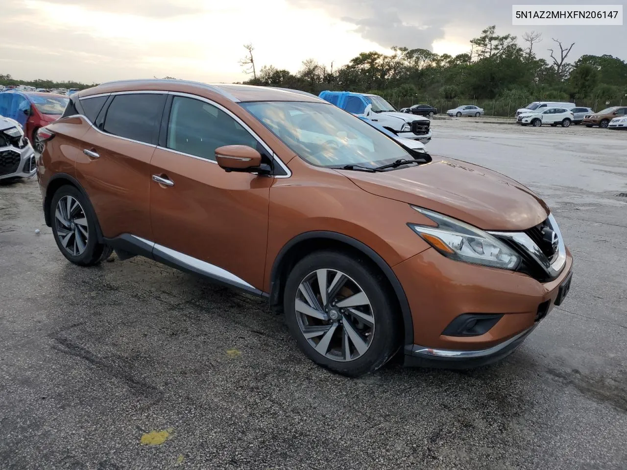 2015 Nissan Murano S VIN: 5N1AZ2MHXFN206147 Lot: 75947024