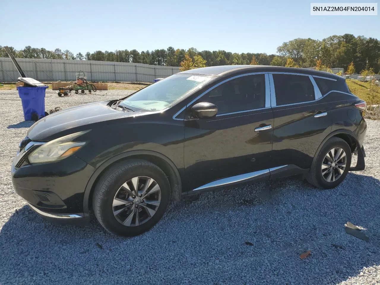 2015 Nissan Murano S VIN: 5N1AZ2MG4FN204014 Lot: 76496794