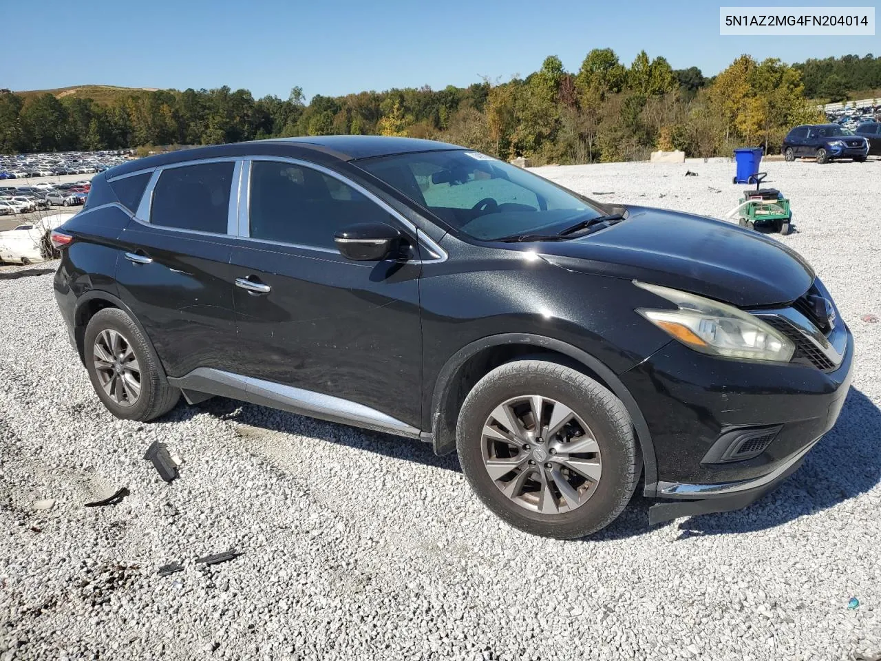 2015 Nissan Murano S VIN: 5N1AZ2MG4FN204014 Lot: 76496794