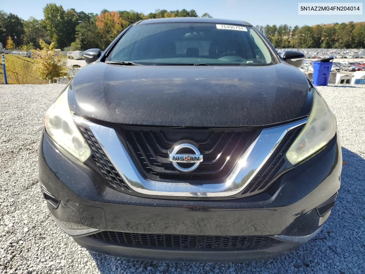 2015 Nissan Murano S VIN: 5N1AZ2MG4FN204014 Lot: 76496794