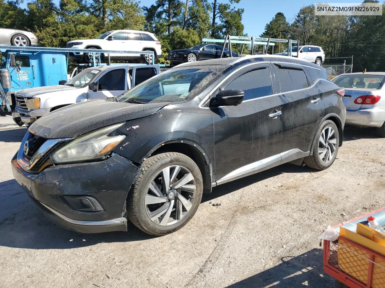 2015 Nissan Murano S VIN: 5N1AZ2MG9FN226929 Lot: 76526864