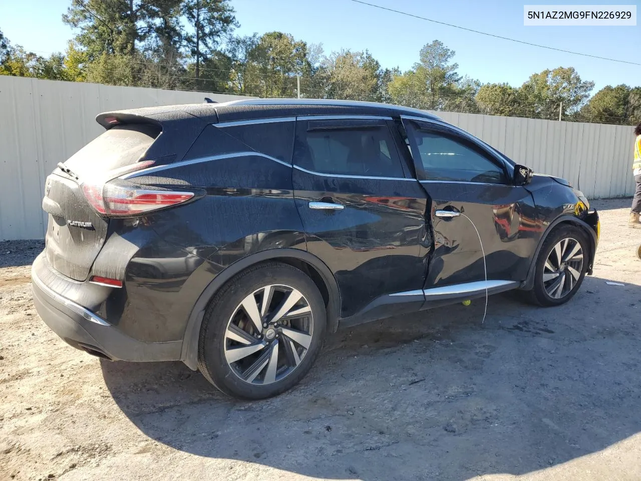 2015 Nissan Murano S VIN: 5N1AZ2MG9FN226929 Lot: 76526864