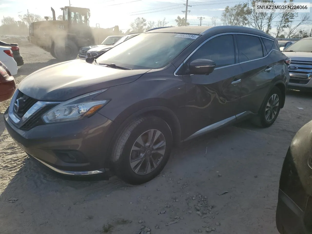 2015 Nissan Murano S VIN: 5N1AZ2MG2FN224066 Lot: 76622534