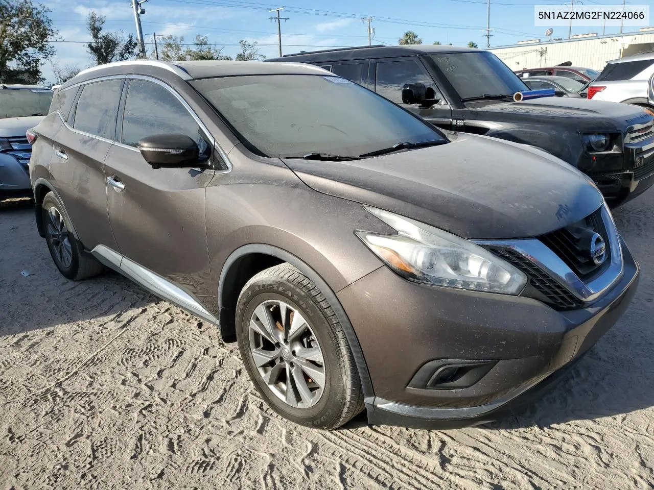 2015 Nissan Murano S VIN: 5N1AZ2MG2FN224066 Lot: 76622534