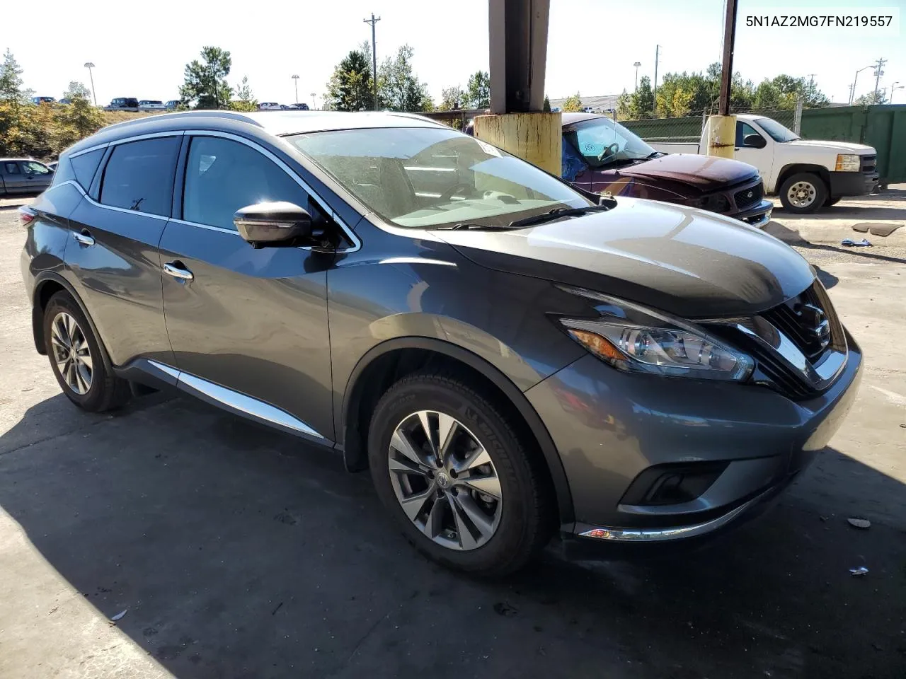 2015 Nissan Murano S VIN: 5N1AZ2MG7FN219557 Lot: 76733674