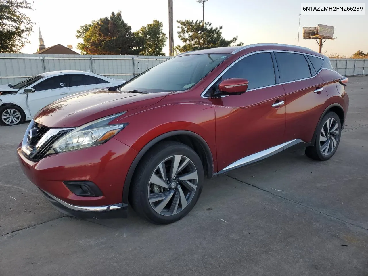 5N1AZ2MH2FN265239 2015 Nissan Murano S