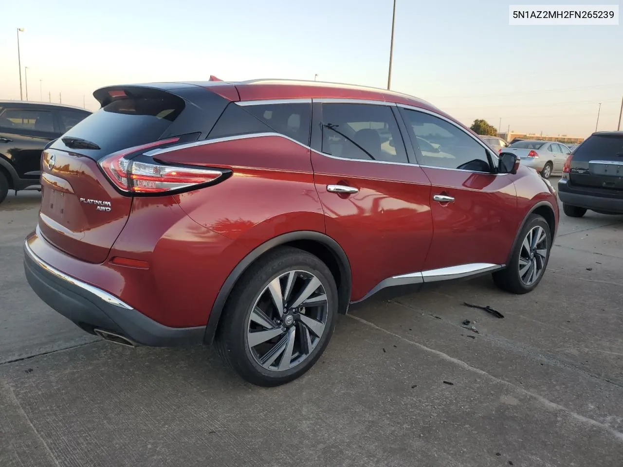 5N1AZ2MH2FN265239 2015 Nissan Murano S