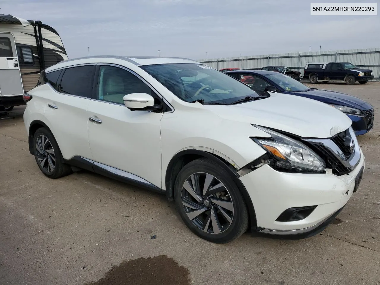 2015 Nissan Murano S VIN: 5N1AZ2MH3FN220293 Lot: 77762134