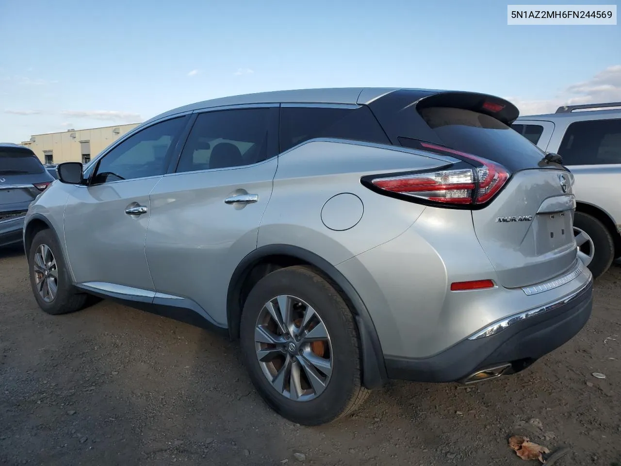 2015 Nissan Murano S VIN: 5N1AZ2MH6FN244569 Lot: 77798164