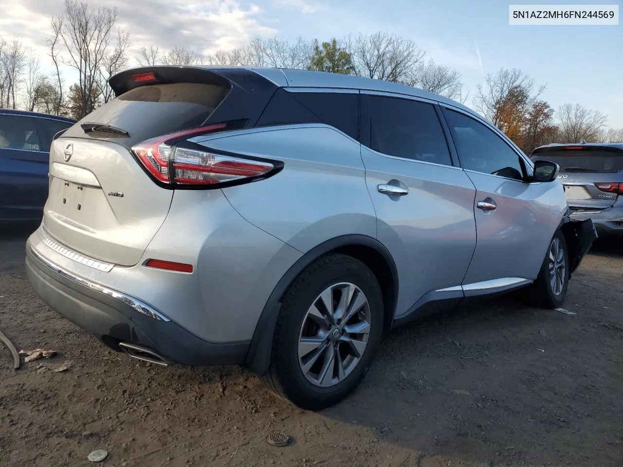 2015 Nissan Murano S VIN: 5N1AZ2MH6FN244569 Lot: 77798164