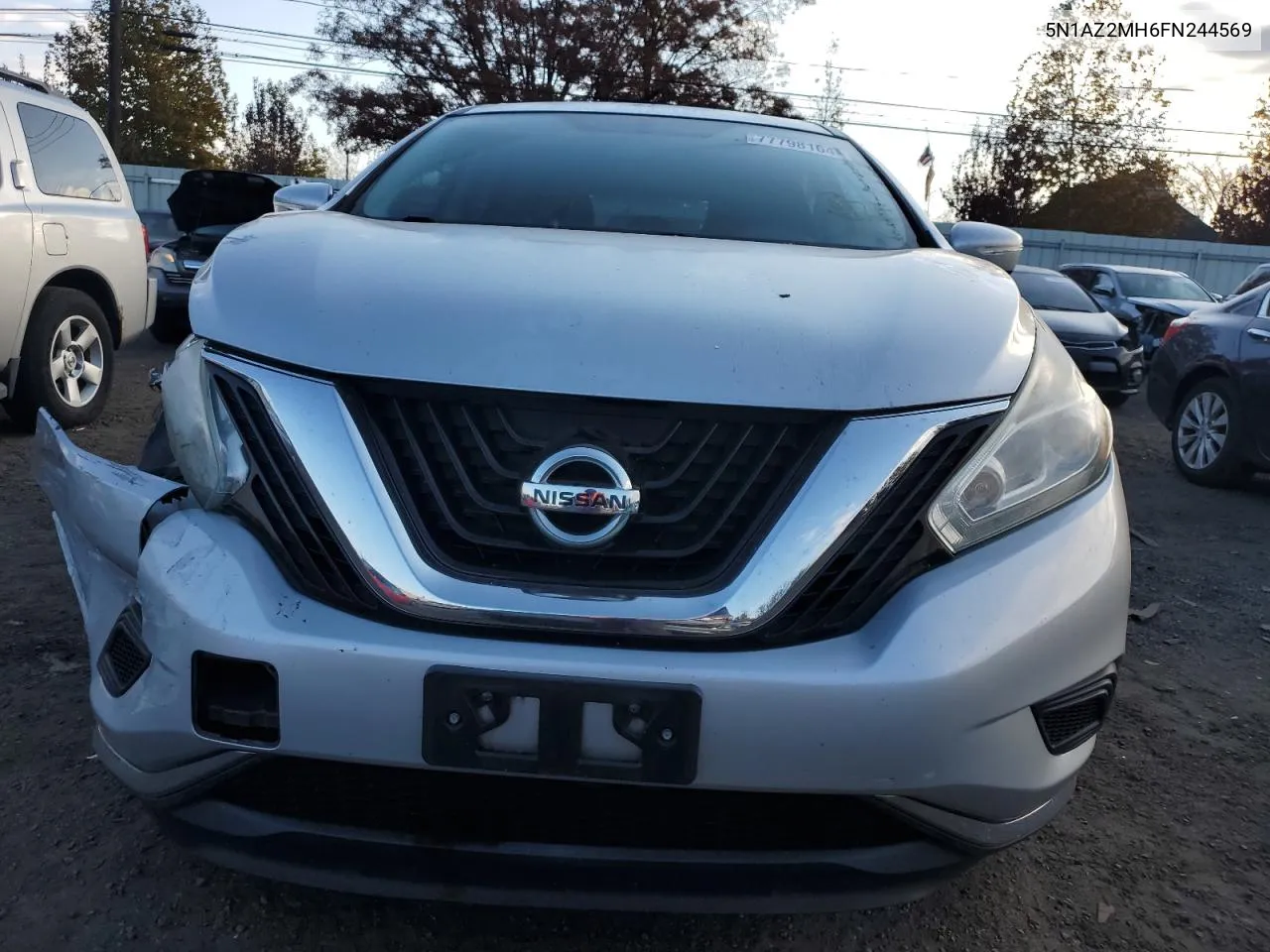 2015 Nissan Murano S VIN: 5N1AZ2MH6FN244569 Lot: 77798164