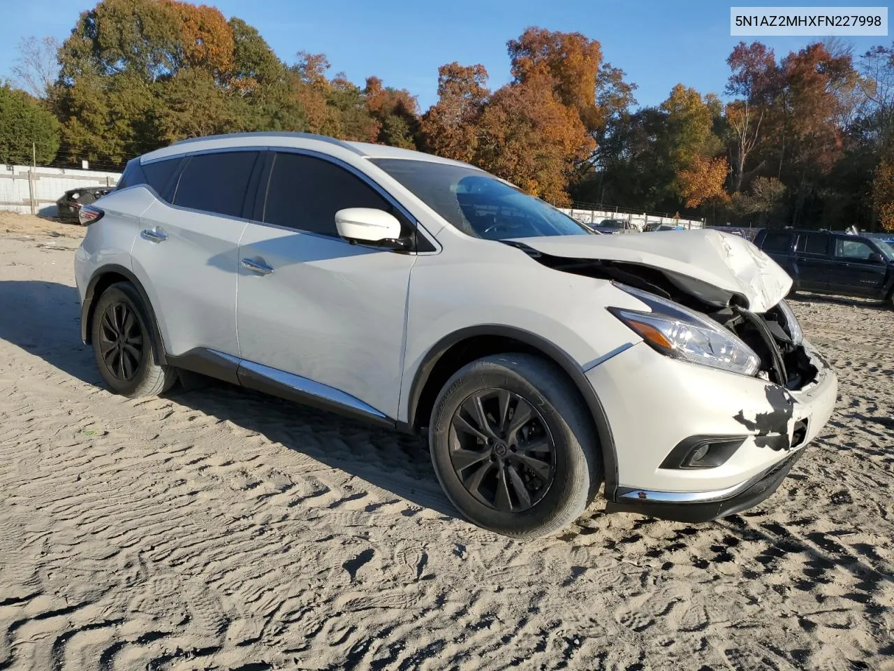 2015 Nissan Murano S VIN: 5N1AZ2MHXFN227998 Lot: 77997154