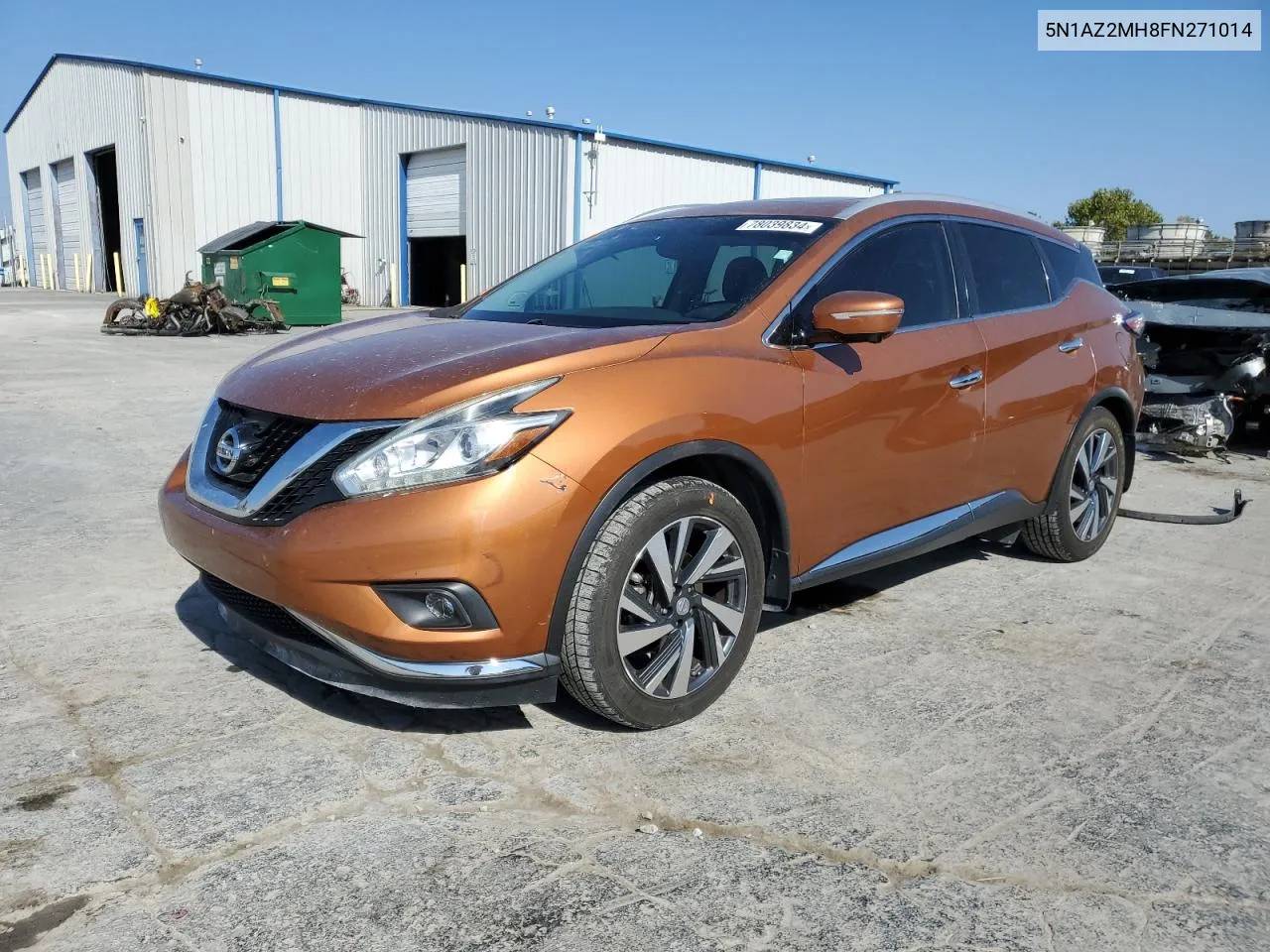 2015 Nissan Murano S VIN: 5N1AZ2MH8FN271014 Lot: 78039834