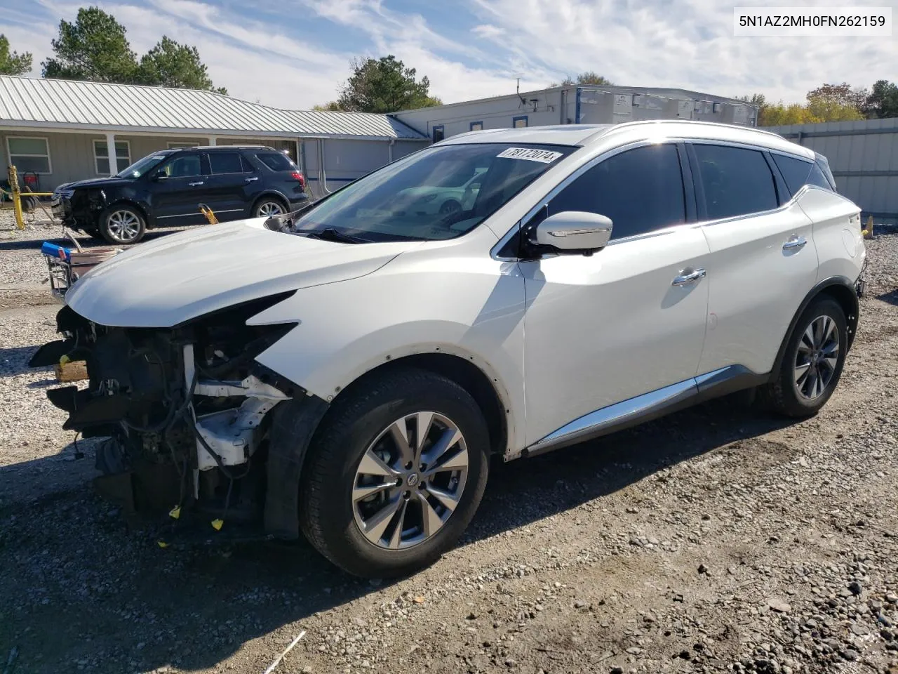 2015 Nissan Murano S VIN: 5N1AZ2MH0FN262159 Lot: 78172074