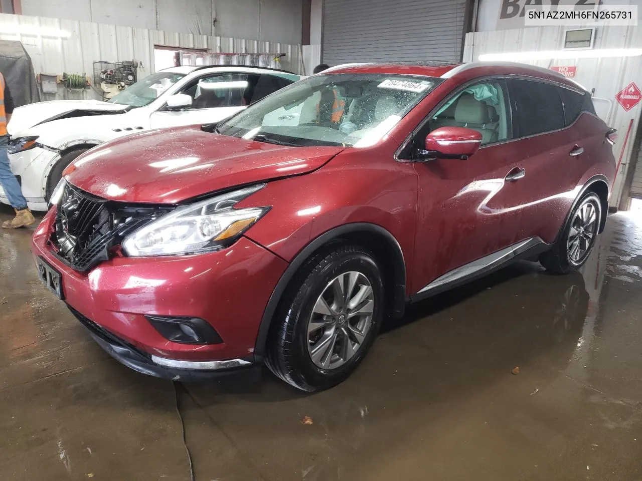 2015 Nissan Murano S VIN: 5N1AZ2MH6FN265731 Lot: 78474864