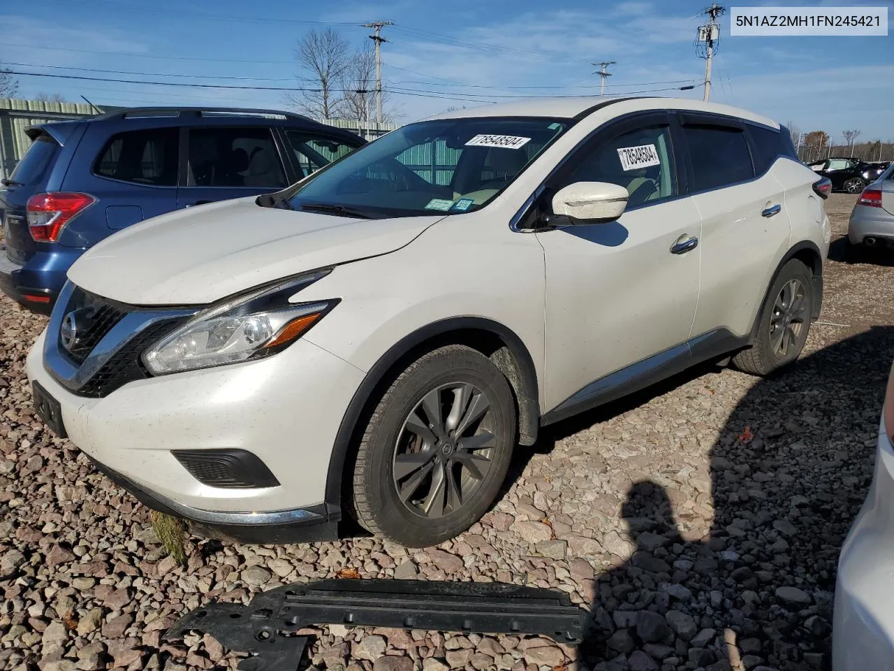 2015 Nissan Murano S VIN: 5N1AZ2MH1FN245421 Lot: 78548504