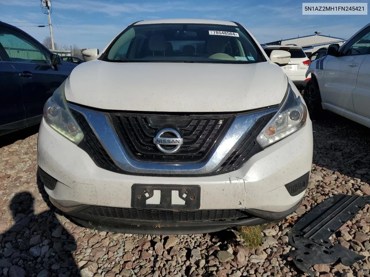 2015 Nissan Murano S VIN: 5N1AZ2MH1FN245421 Lot: 78548504