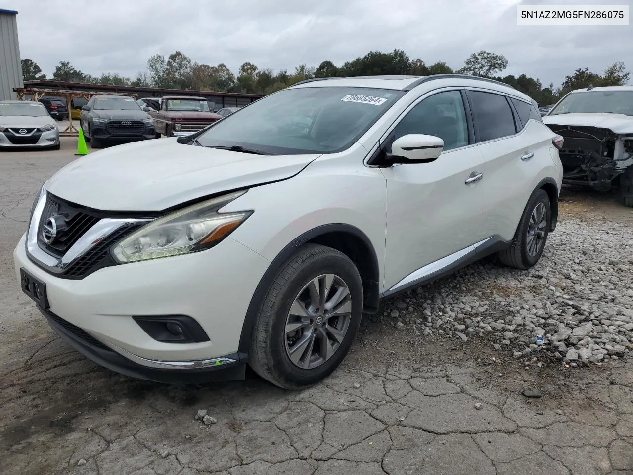 2015 Nissan Murano S VIN: 5N1AZ2MG5FN286075 Lot: 78695264