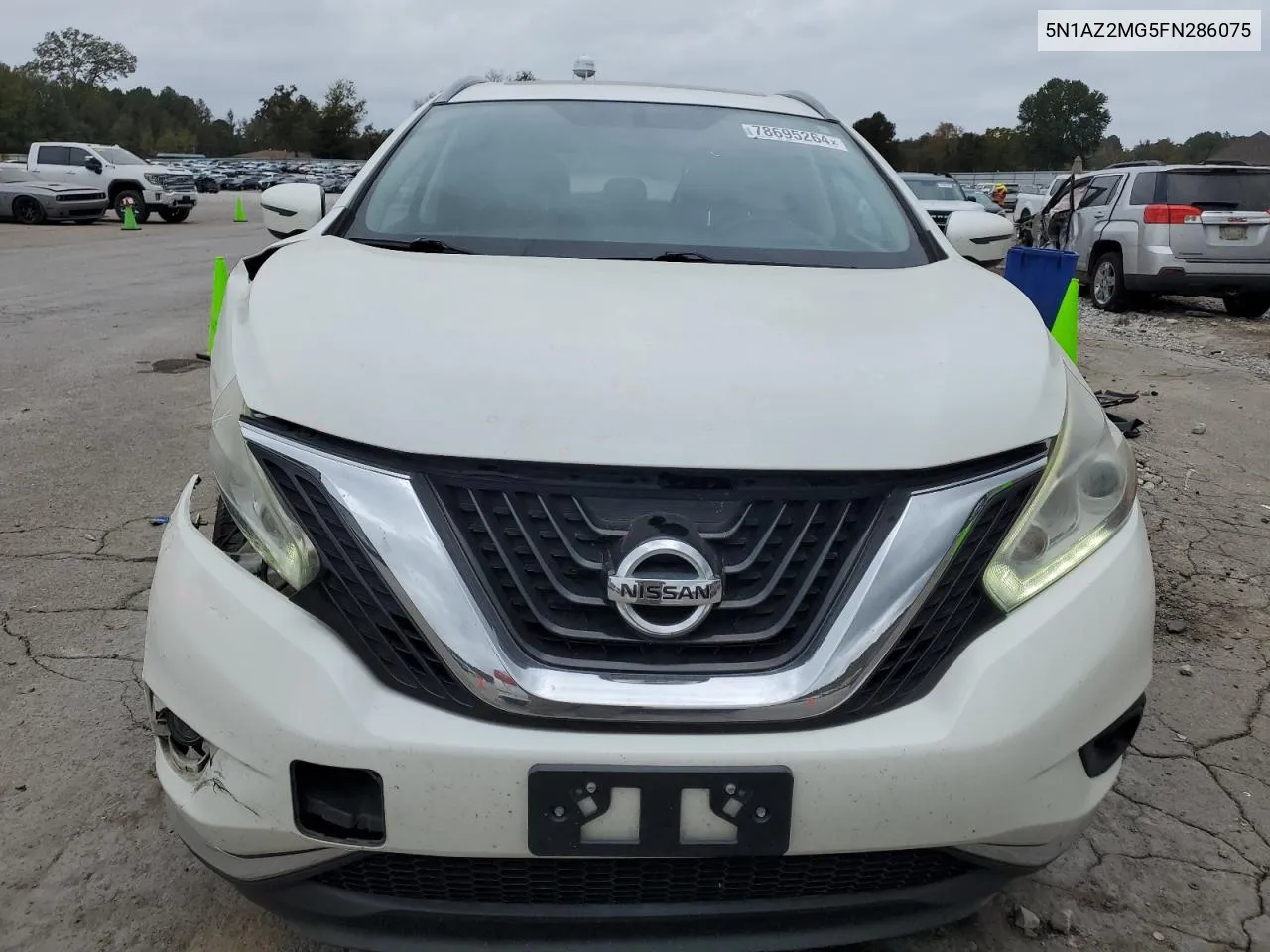 2015 Nissan Murano S VIN: 5N1AZ2MG5FN286075 Lot: 78695264