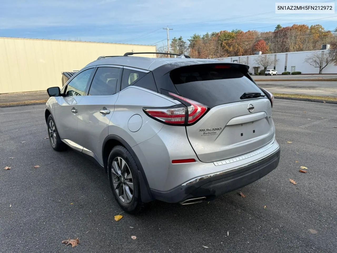 5N1AZ2MH5FN212972 2015 Nissan Murano S