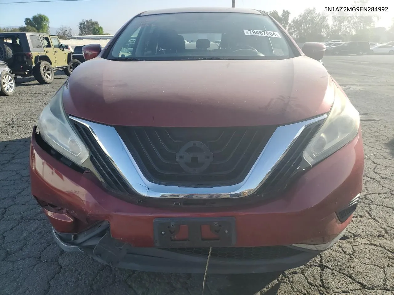 2015 Nissan Murano S VIN: 5N1AZ2MG9FN284992 Lot: 79467804