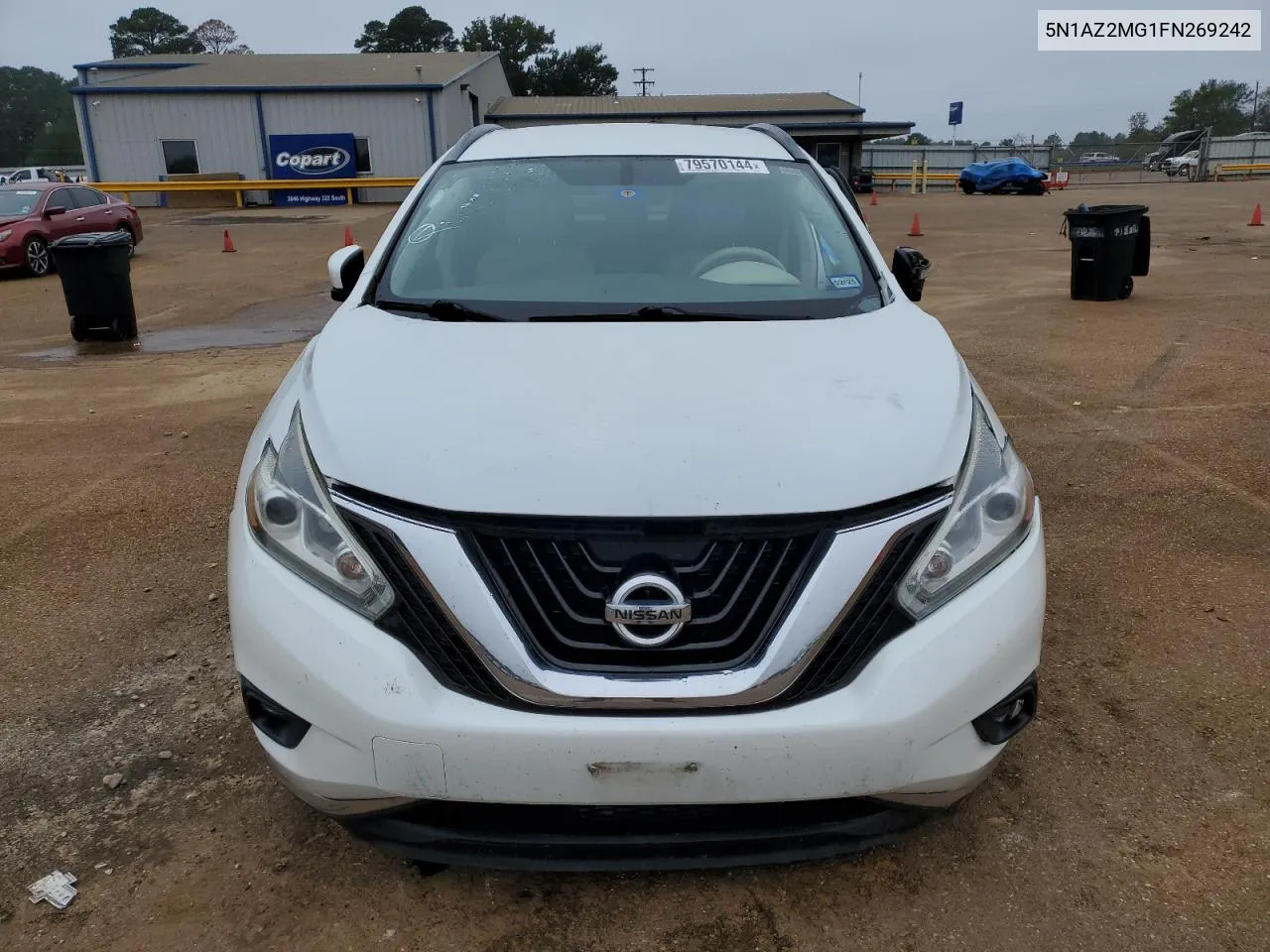 2015 Nissan Murano S VIN: 5N1AZ2MG1FN269242 Lot: 79570144