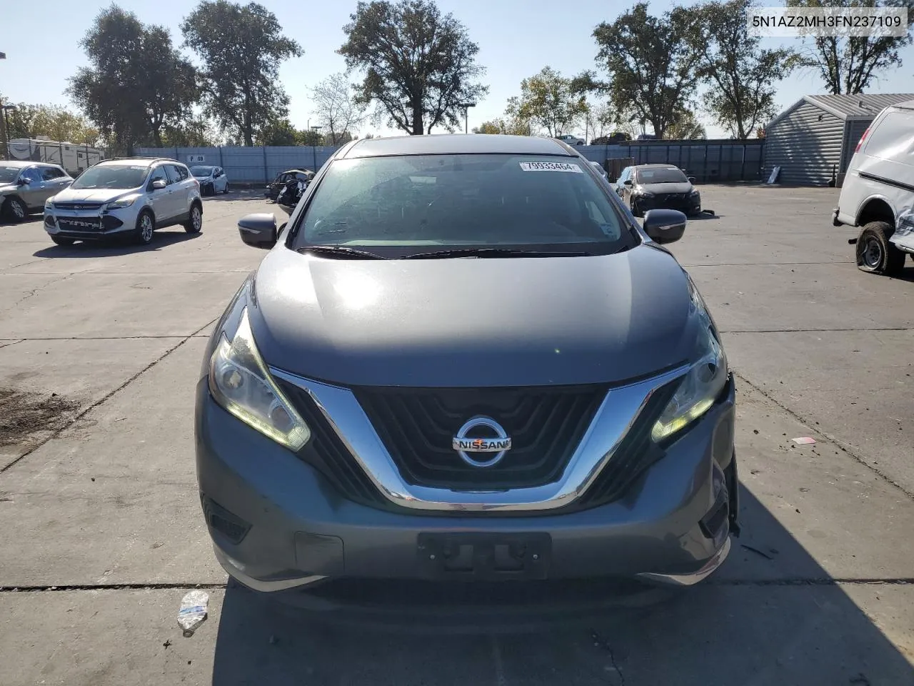 2015 Nissan Murano S VIN: 5N1AZ2MH3FN237109 Lot: 79933464