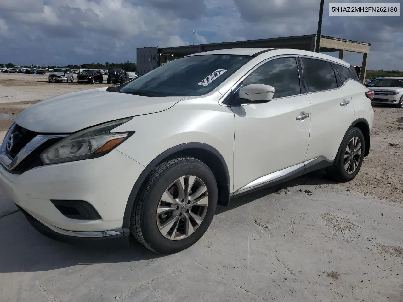 2015 Nissan Murano S VIN: 5N1AZ2MH2FN262180 Lot: 80003684