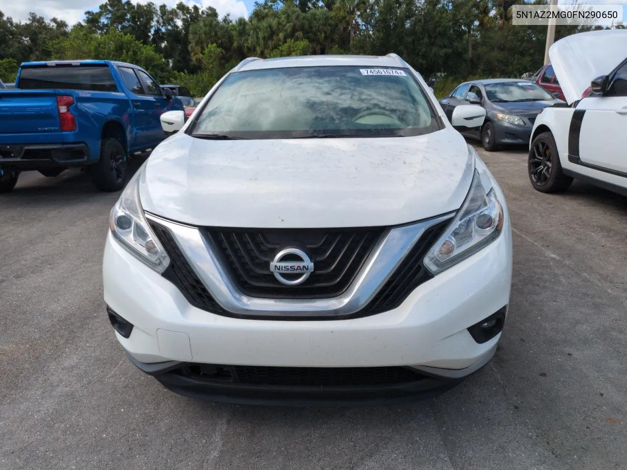 2015 Nissan Murano S VIN: 5N1AZ2MG0FN290650 Lot: 80395094