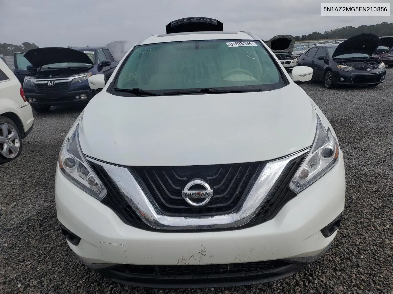 2015 Nissan Murano S VIN: 5N1AZ2MG5FN210856 Lot: 81570194