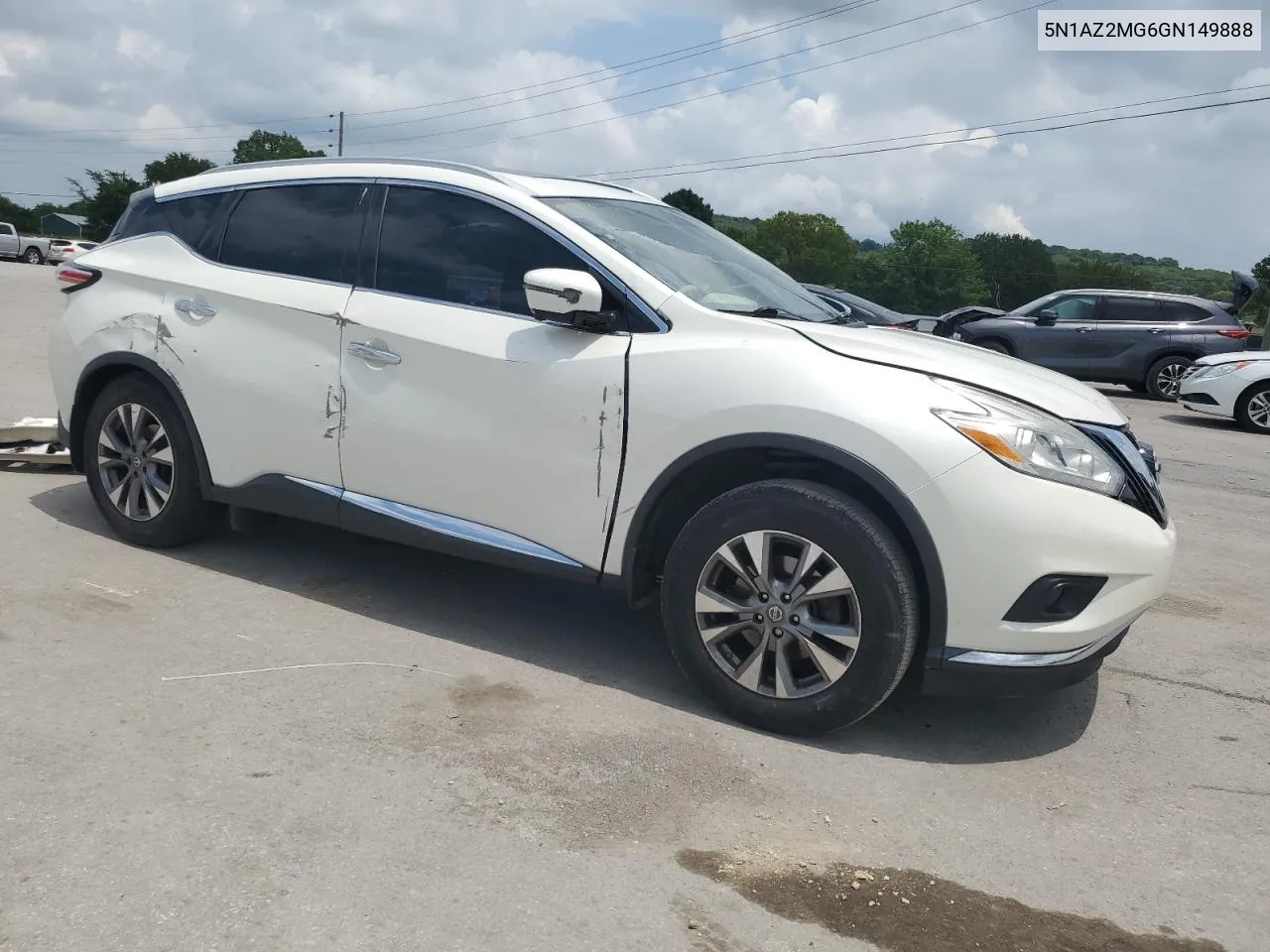 2016 Nissan Murano S VIN: 5N1AZ2MG6GN149888 Lot: 63359184