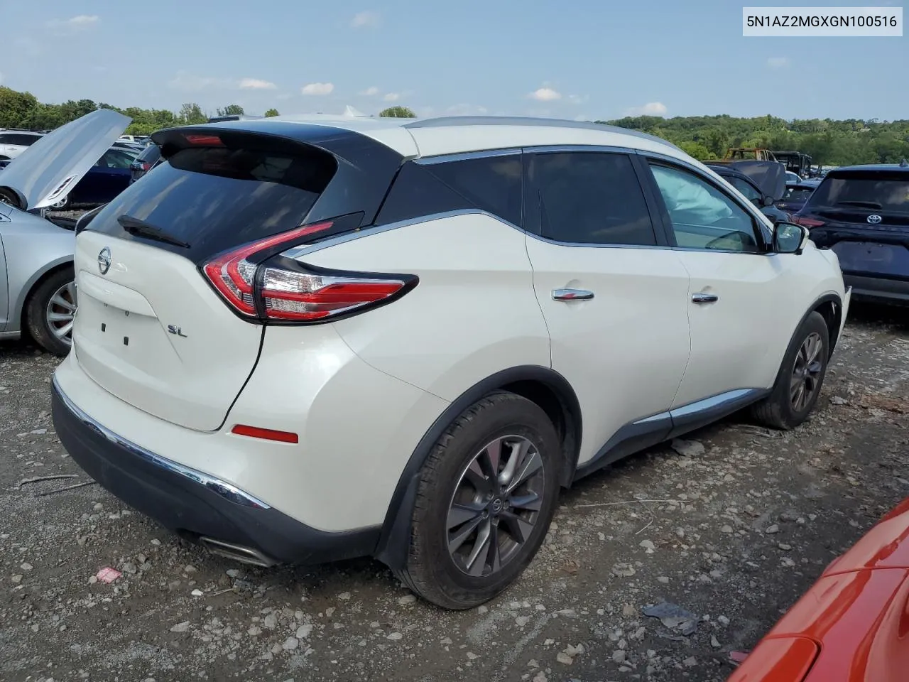 5N1AZ2MGXGN100516 2016 Nissan Murano S