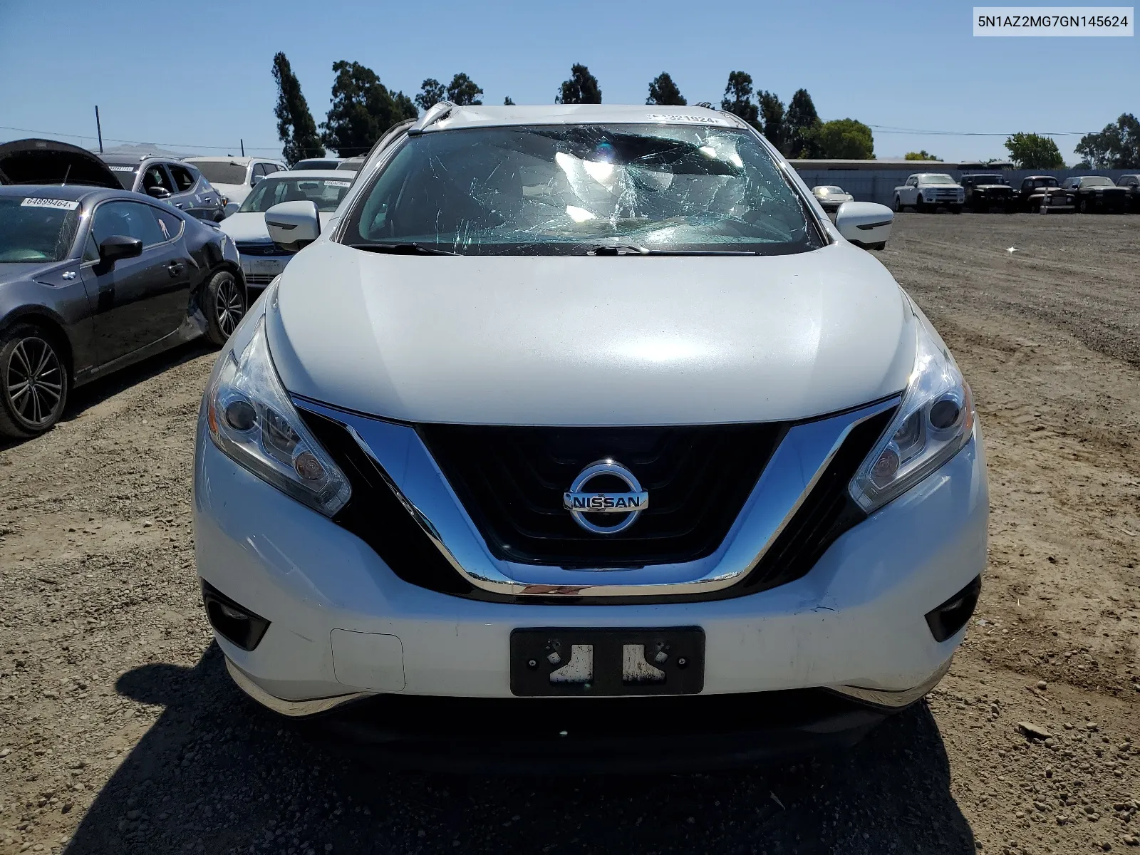 2016 Nissan Murano S VIN: 5N1AZ2MG7GN145624 Lot: 64321924