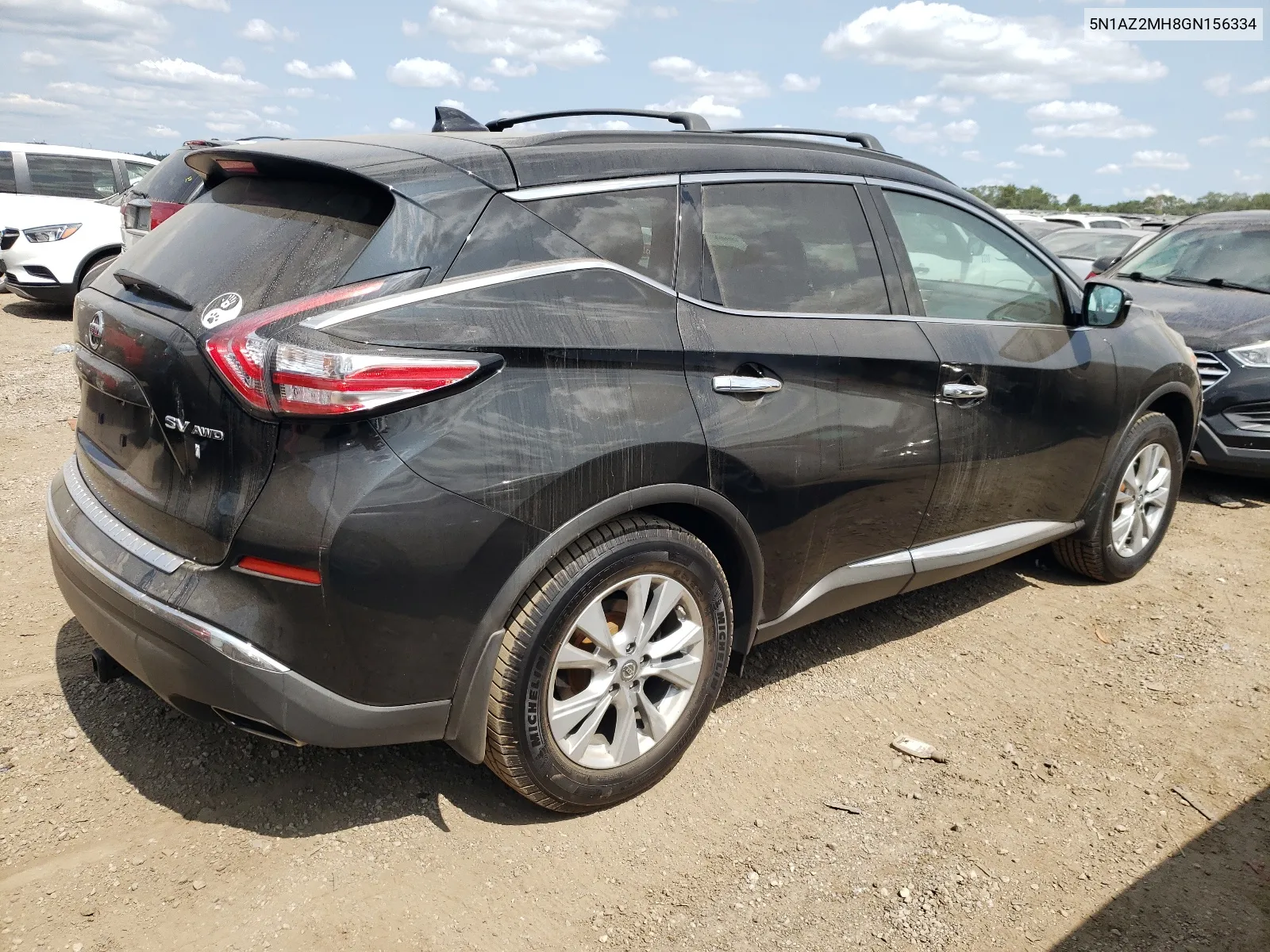 2016 Nissan Murano S VIN: 5N1AZ2MH8GN156334 Lot: 66757514