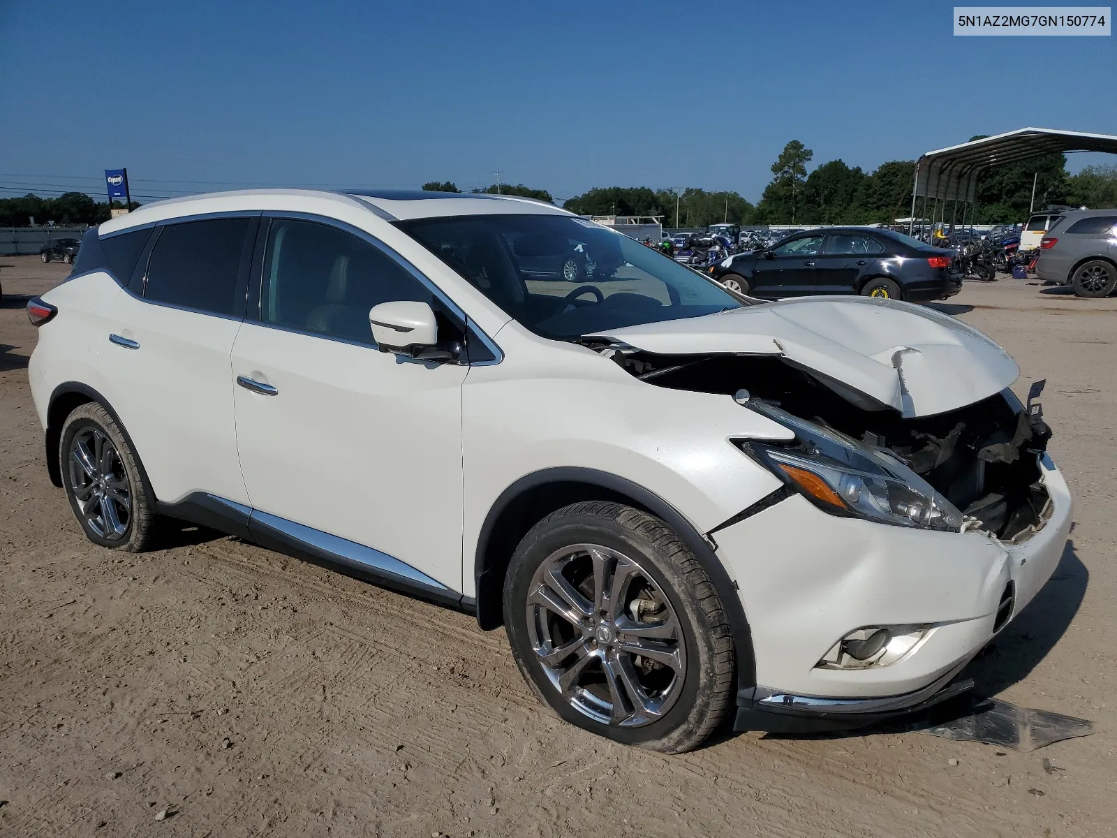 2016 Nissan Murano S VIN: 5N1AZ2MG7GN150774 Lot: 67319294