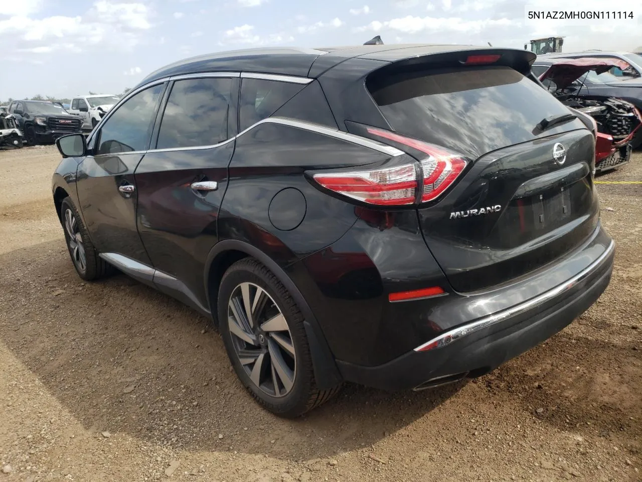 2016 Nissan Murano S VIN: 5N1AZ2MH0GN111114 Lot: 67320564