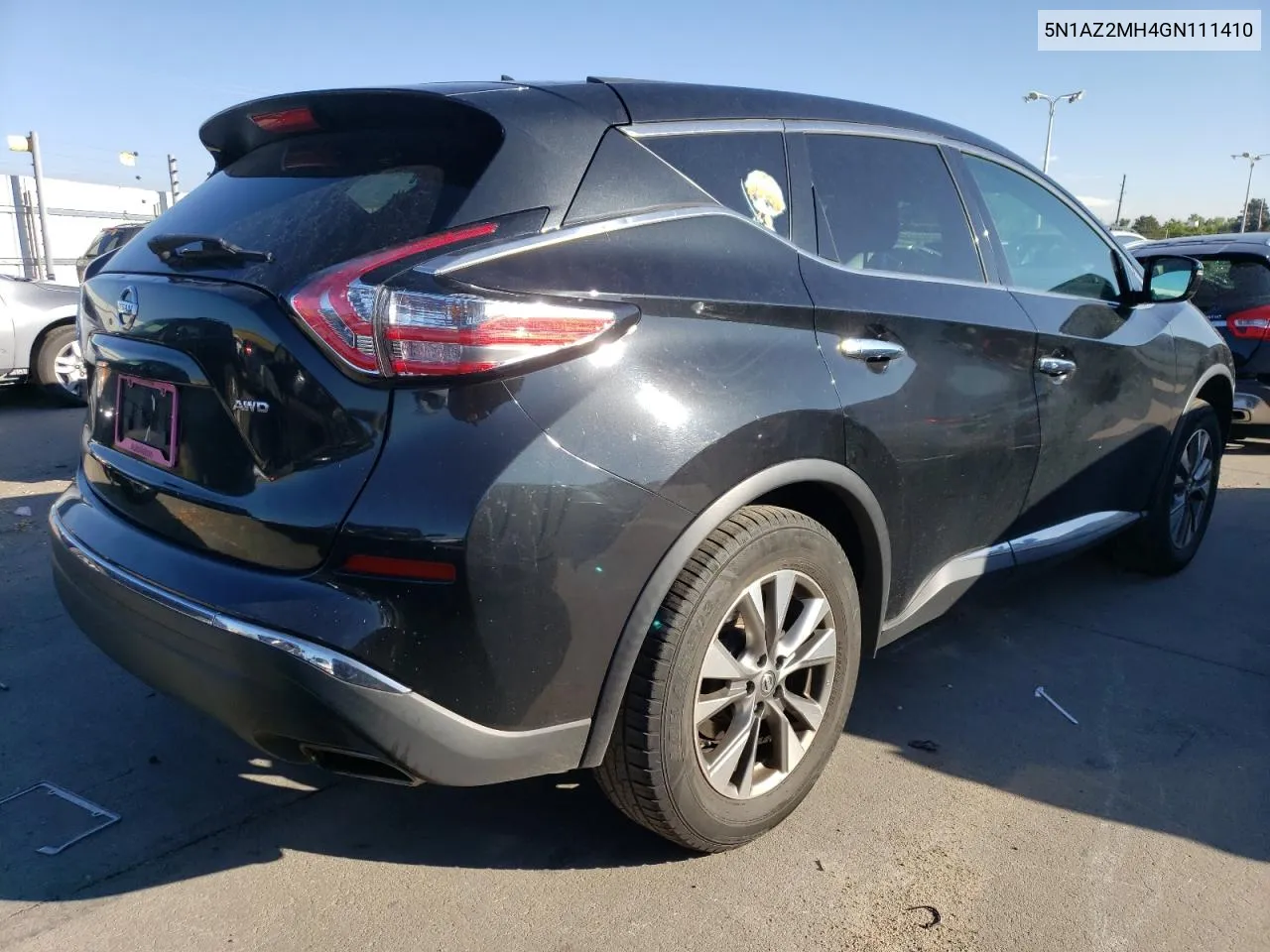 5N1AZ2MH4GN111410 2016 Nissan Murano S