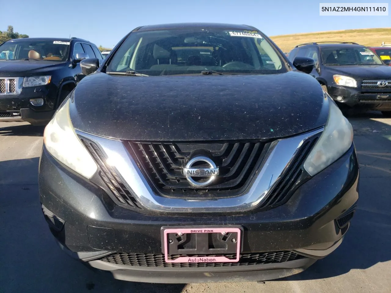 2016 Nissan Murano S VIN: 5N1AZ2MH4GN111410 Lot: 67740264