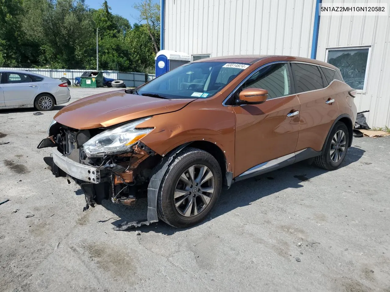 2016 Nissan Murano S VIN: 5N1AZ2MH1GN120582 Lot: 68814824