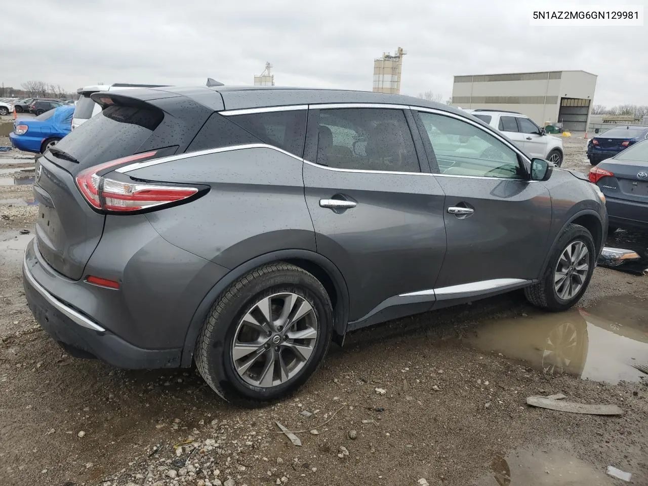 2016 Nissan Murano S VIN: 5N1AZ2MG6GN129981 Lot: 69313034