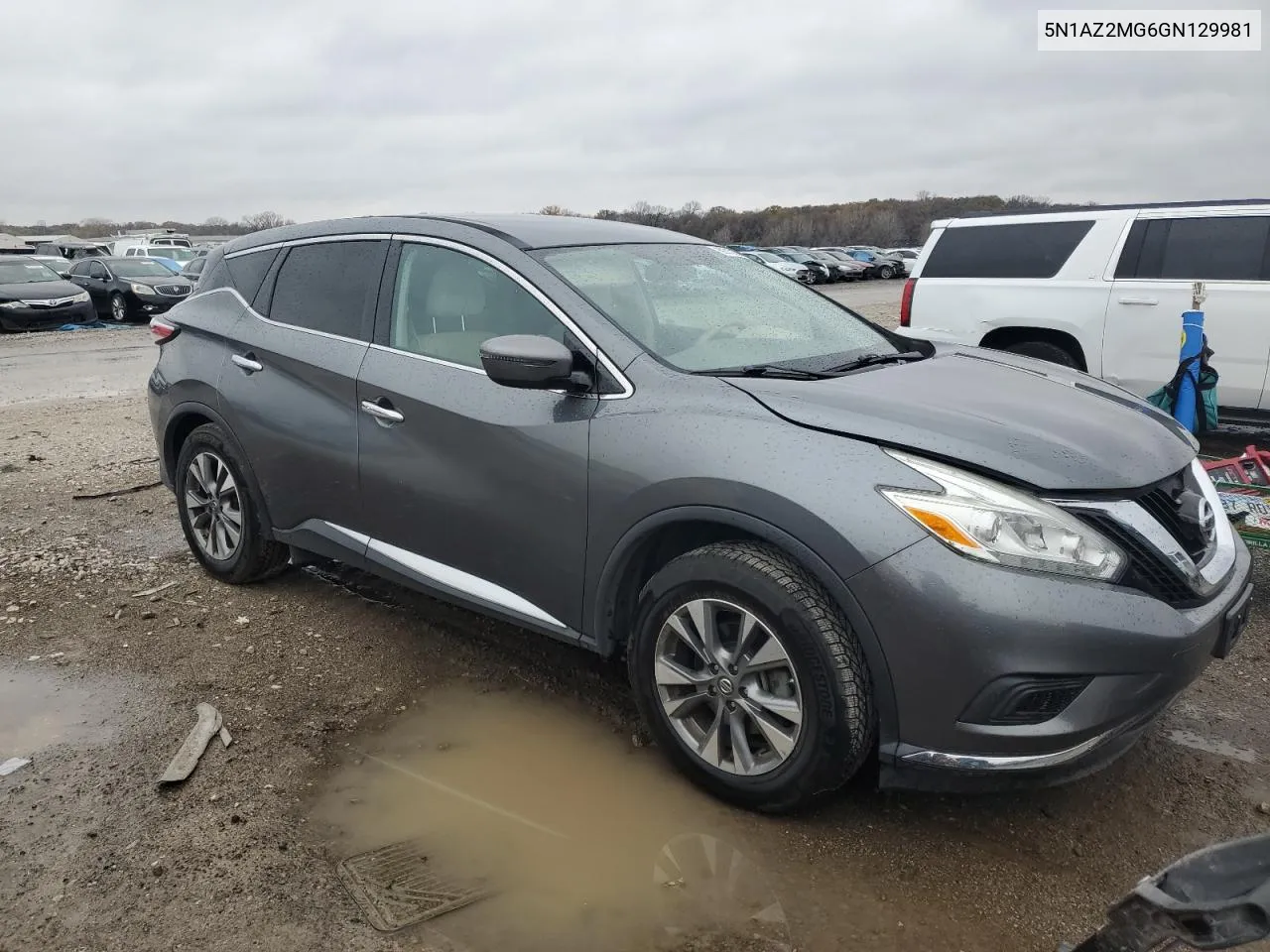 2016 Nissan Murano S VIN: 5N1AZ2MG6GN129981 Lot: 69313034