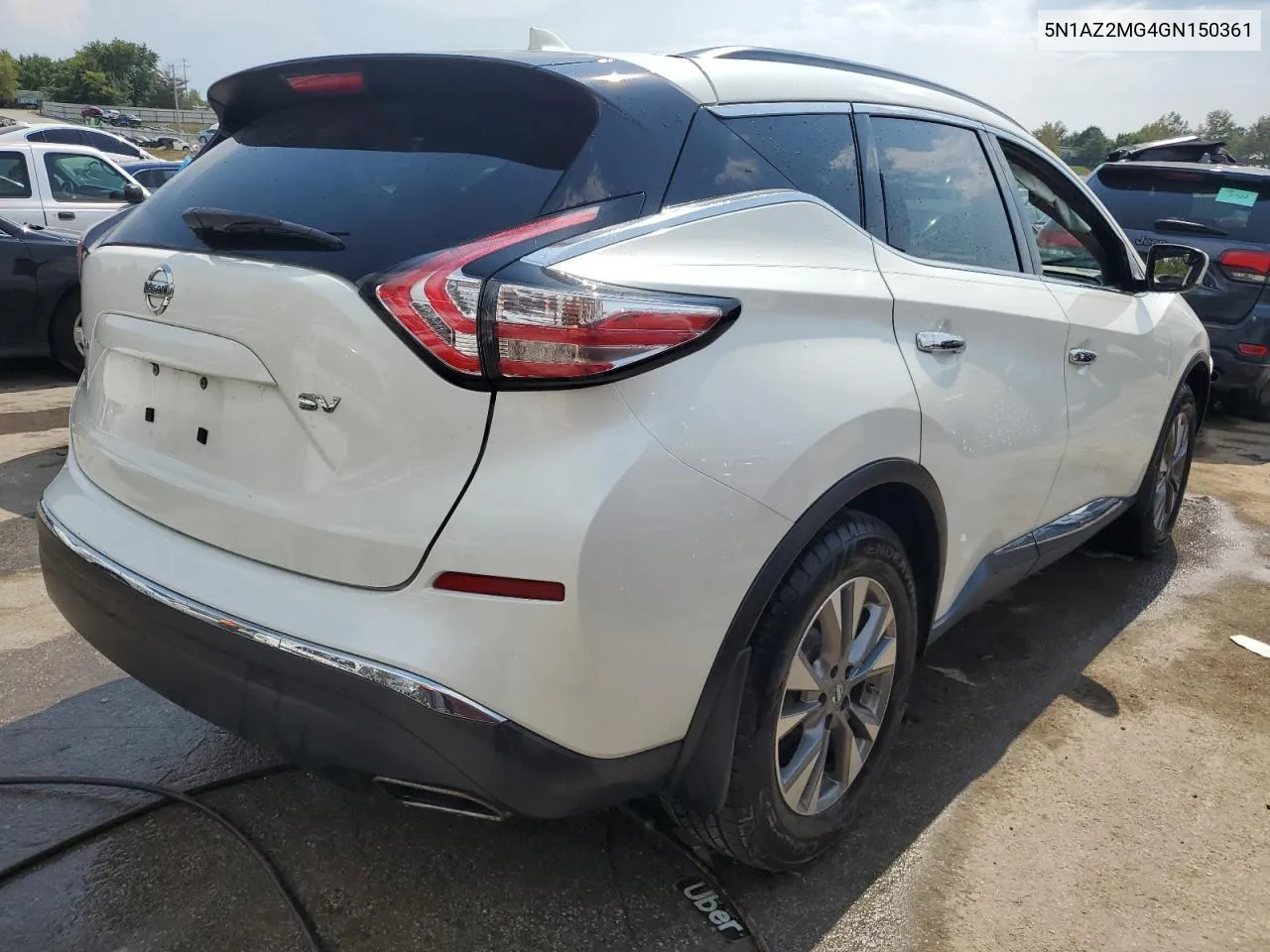 2016 Nissan Murano S VIN: 5N1AZ2MG4GN150361 Lot: 69407444