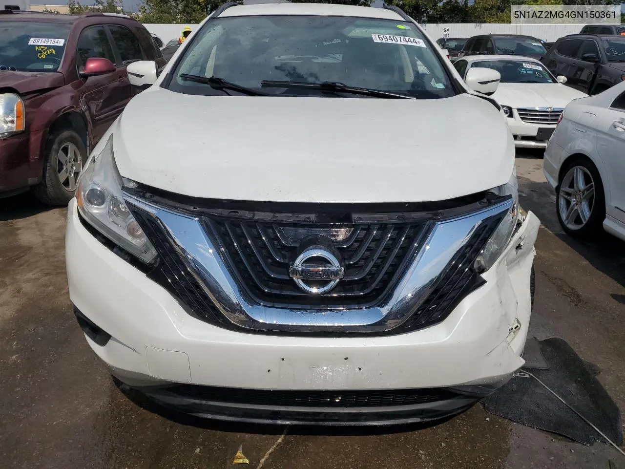 2016 Nissan Murano S VIN: 5N1AZ2MG4GN150361 Lot: 69407444