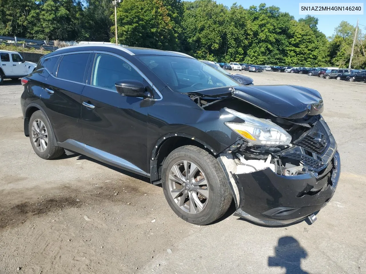 2016 Nissan Murano S VIN: 5N1AZ2MH4GN146240 Lot: 70124634