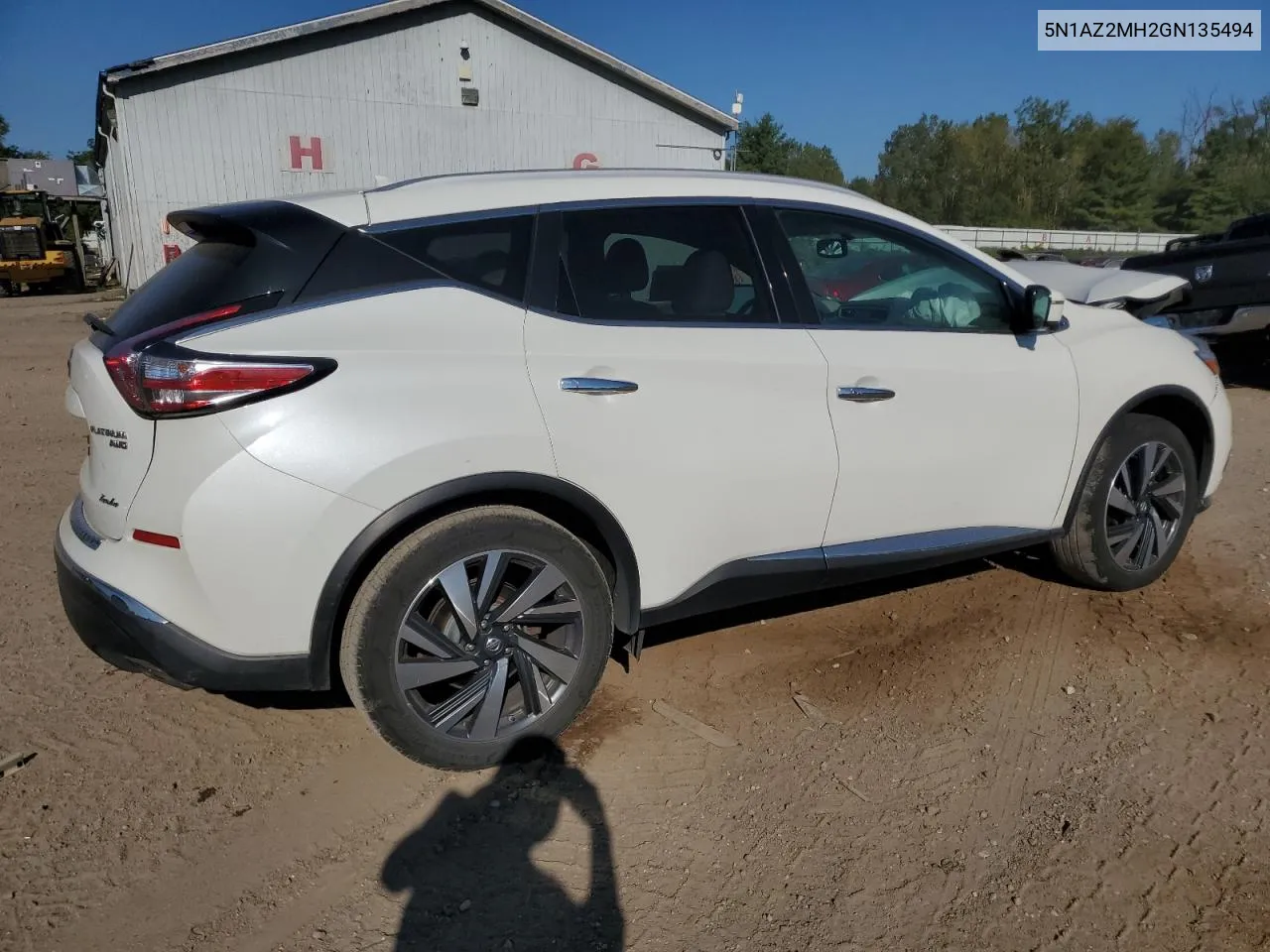 2016 Nissan Murano S VIN: 5N1AZ2MH2GN135494 Lot: 70174714