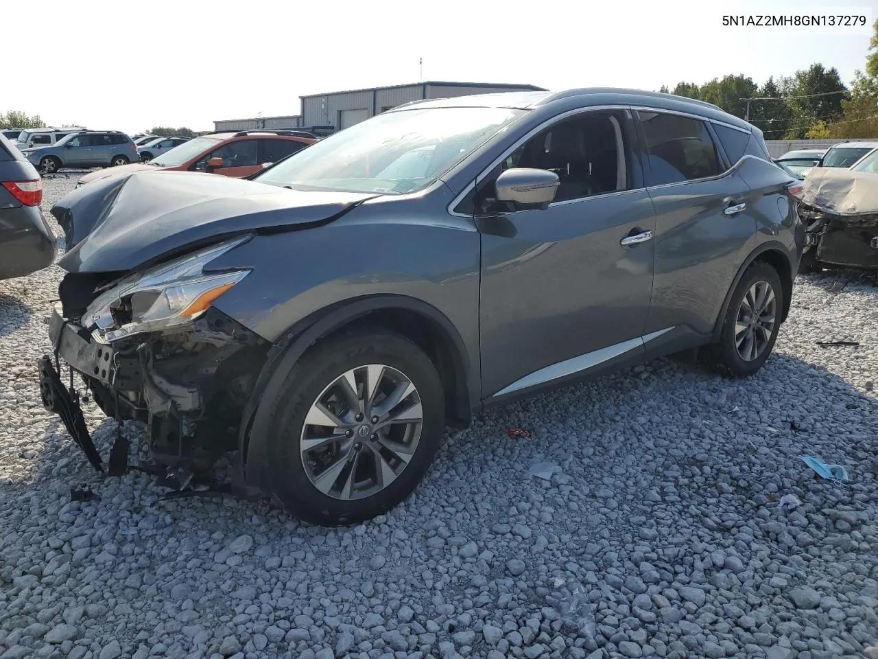 2016 Nissan Murano S VIN: 5N1AZ2MH8GN137279 Lot: 70285094