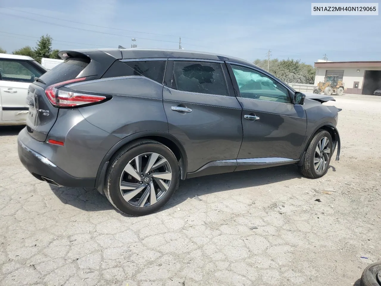 2016 Nissan Murano S VIN: 5N1AZ2MH4GN129065 Lot: 71155494