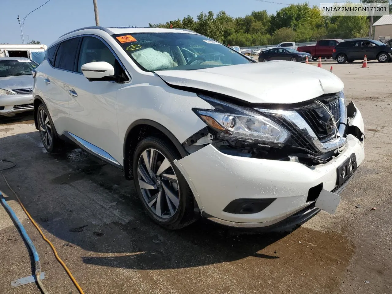 5N1AZ2MH2GN171301 2016 Nissan Murano S