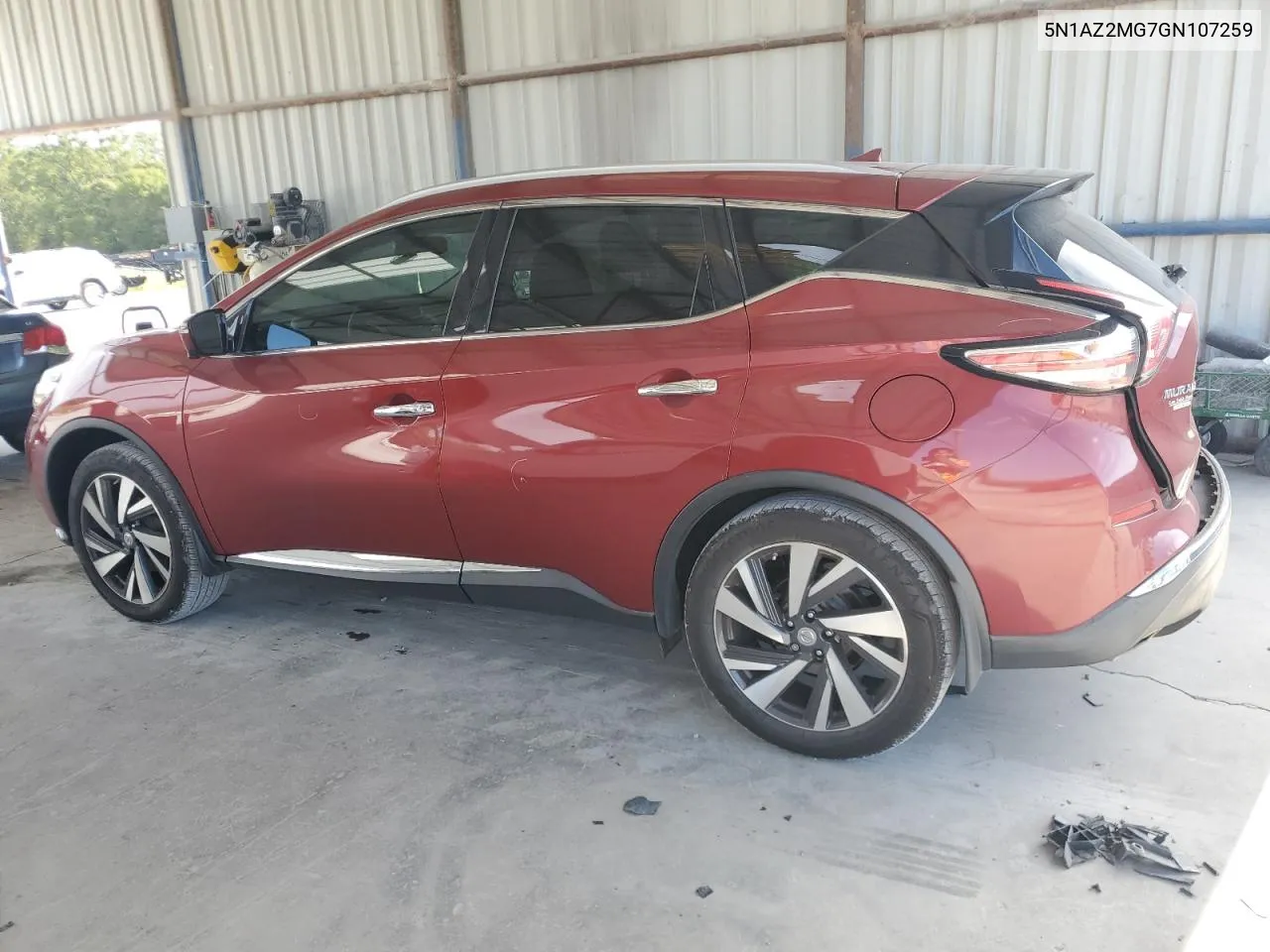 2016 Nissan Murano S VIN: 5N1AZ2MG7GN107259 Lot: 71467984